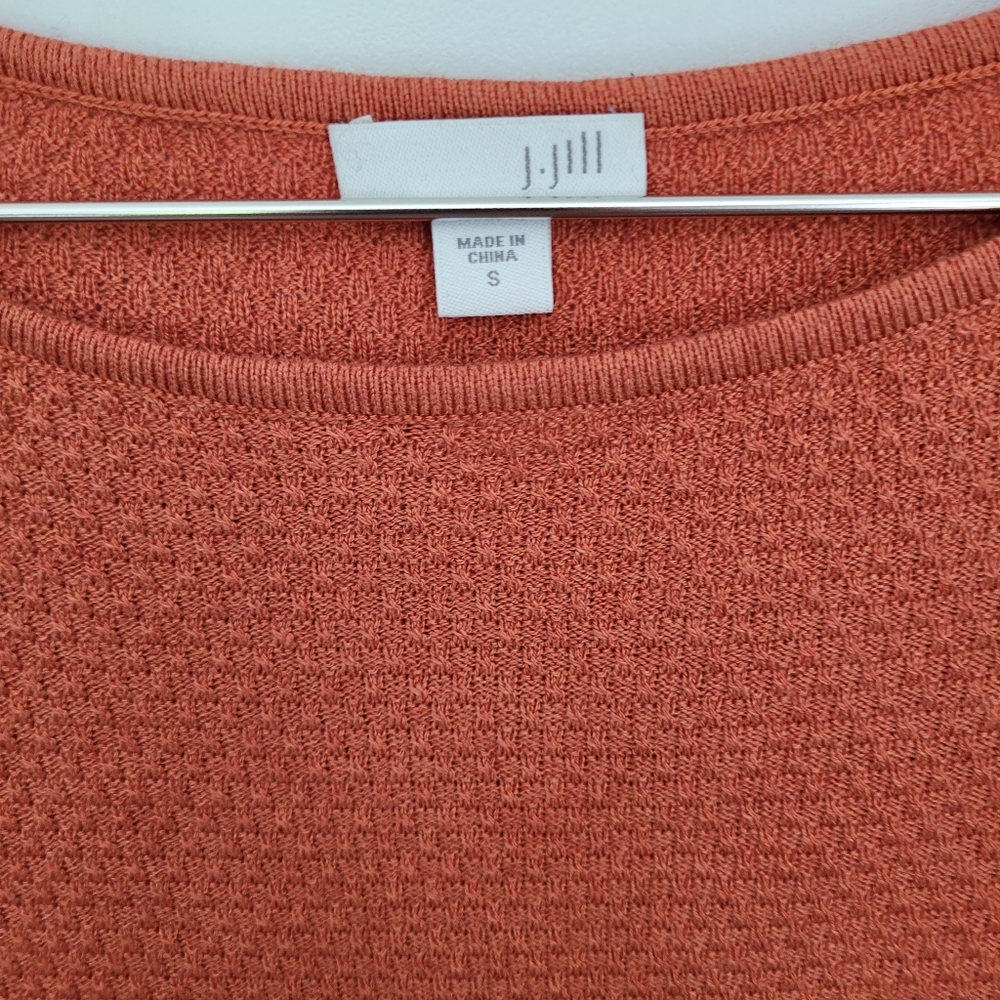 J. Jill | Boat Neck Andrea Long Sleeve Waffle Knit Shirt - Picture 4 of 4